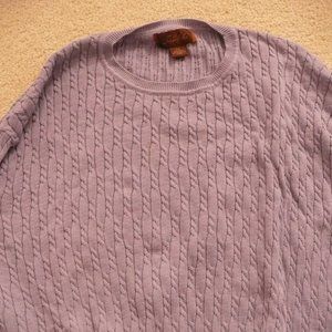 vintage tasso elba men's sweater purple size xxl